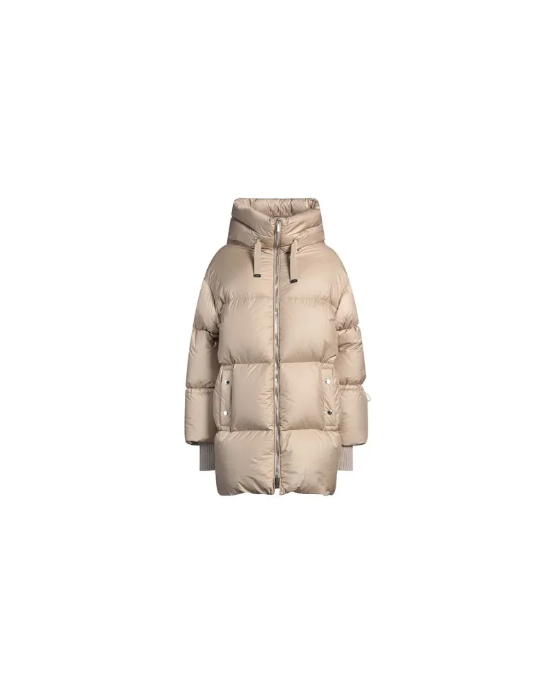 MOORER JACKEN & MÄNTEL - Pufferjacken & Daunenjackenauf YOOX.COM Beige
