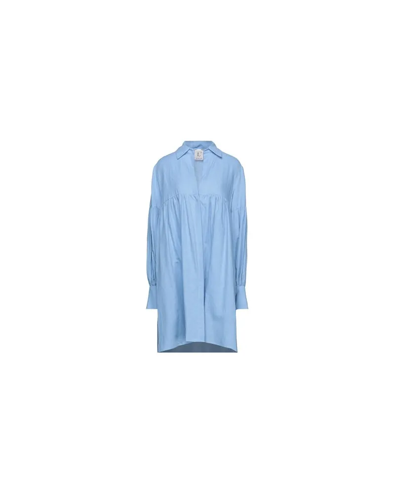 L'Autre Chose KLEIDER - Mini-Kleiderauf YOOX.COM Azurblau