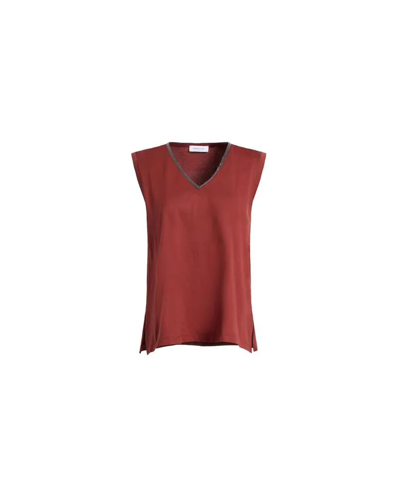 Fabiana Filippi TOPS - T-shirtsauf YOOX.COM Rostrot