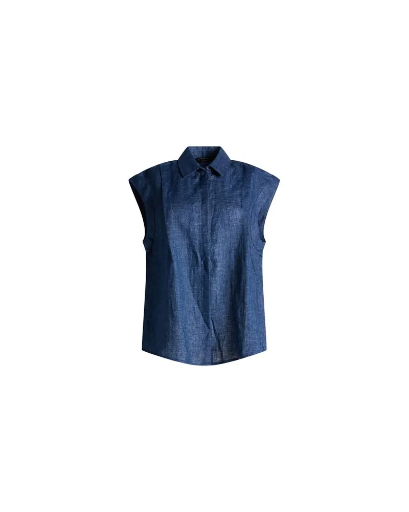 Emporio Armani TOPS - Hemdenauf YOOX.COM Marineblau