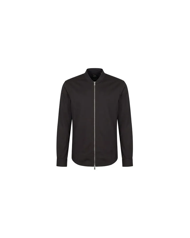 Armani Exchange TOPS - Hemdenauf YOOX.COM Schwarz