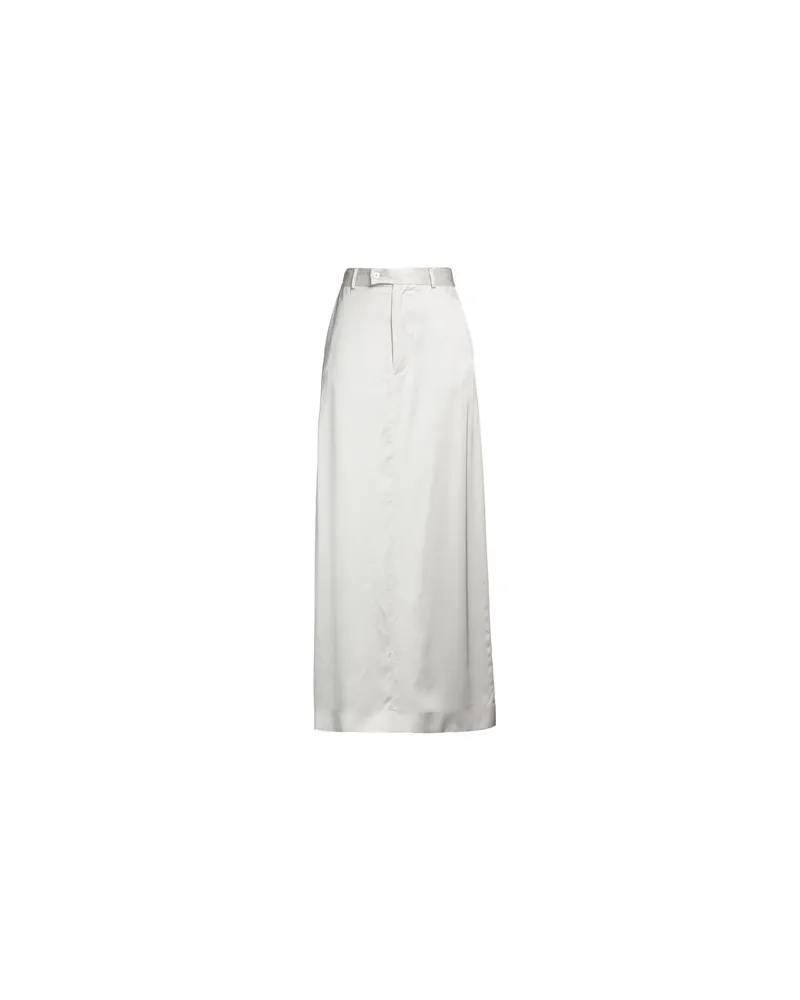 Maison Margiela HOSEN & RÖCKE - Maxi-Röckeauf YOOX.COM Hellgrau