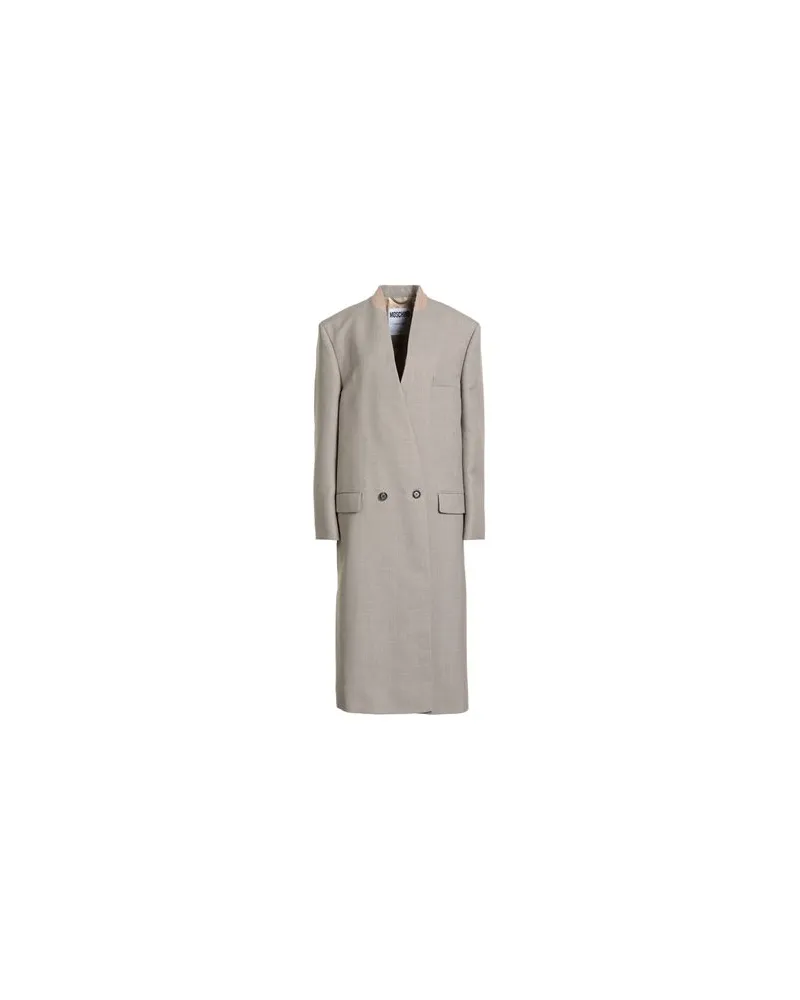 Moschino COUTURE - JACKEN & MÄNTEL - Mäntelauf YOOX.COM Hellbraun