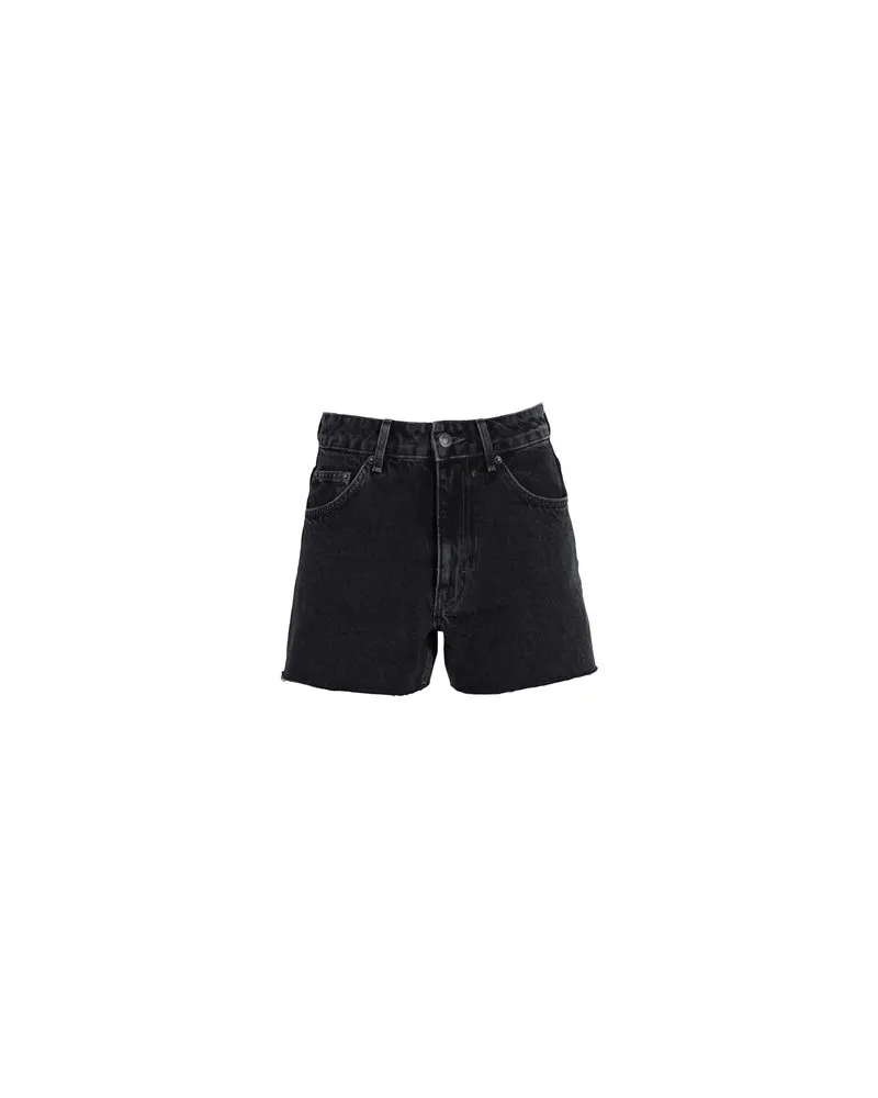 Topshop HOSEN & RÖCKE - Jeansshortsauf YOOX.COM Schwarz