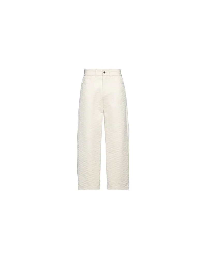 GCDS HOSEN & RÖCKE - Jeanshosenauf YOOX.COM Elfenbein
