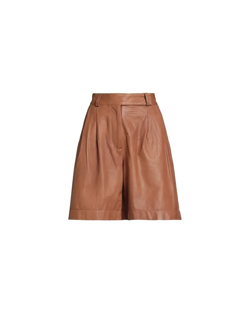 10sei0otto HOSEN & RÖCKE - Shorts & Bermudashortsauf YOOX.COM Lederfarben