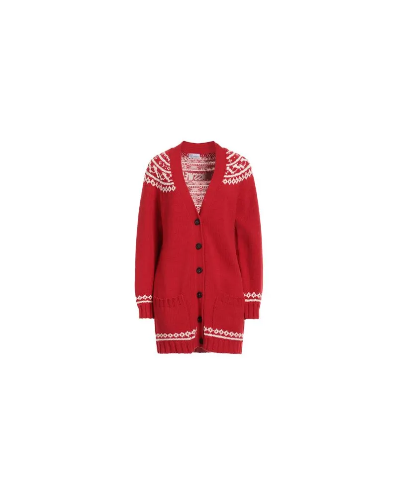 RED Valentino STRICKWAREN - Strickjackenauf YOOX.COM Rot