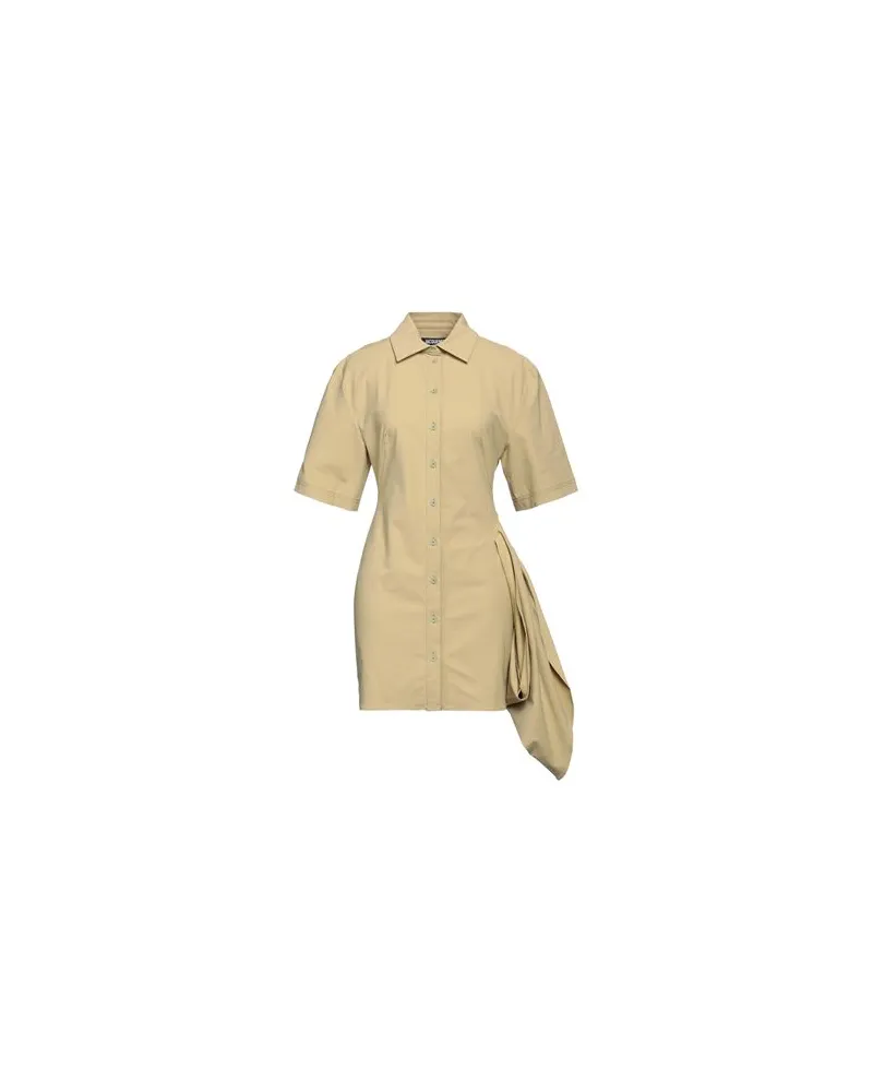 Jacquemus LE RAPHIA - KLEIDER - Mini-Kleiderauf YOOX.COM Salbeigrün