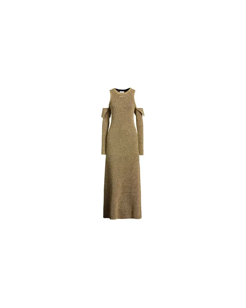 Ganni KLEIDER - Maxi-Kleiderauf YOOX.COM Gold