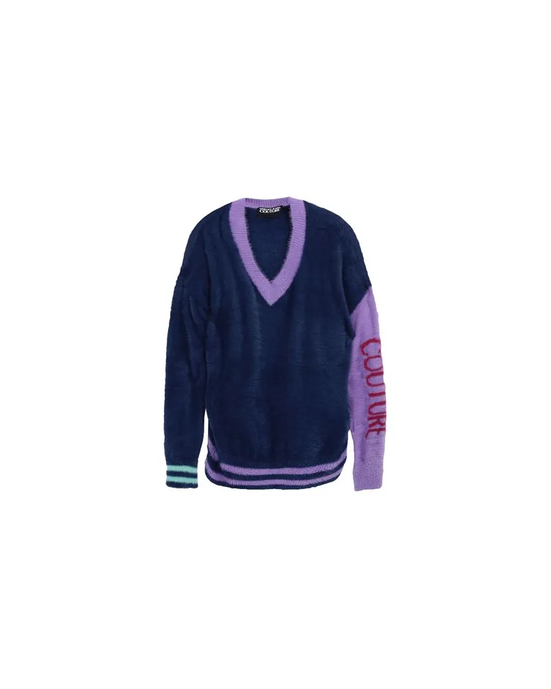Versace Jeans STRICKWAREN - Pulloverauf YOOX.COM Marineblau