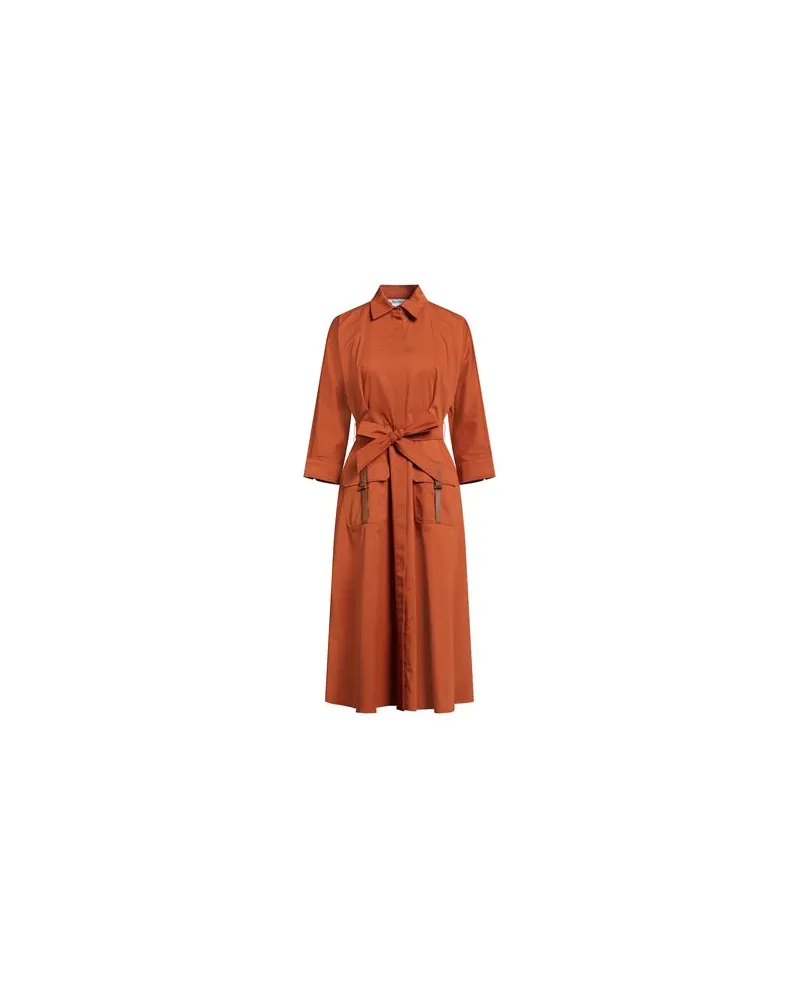 Max Mara KLEIDER - Midi-Kleiderauf YOOX.COM Lederfarben