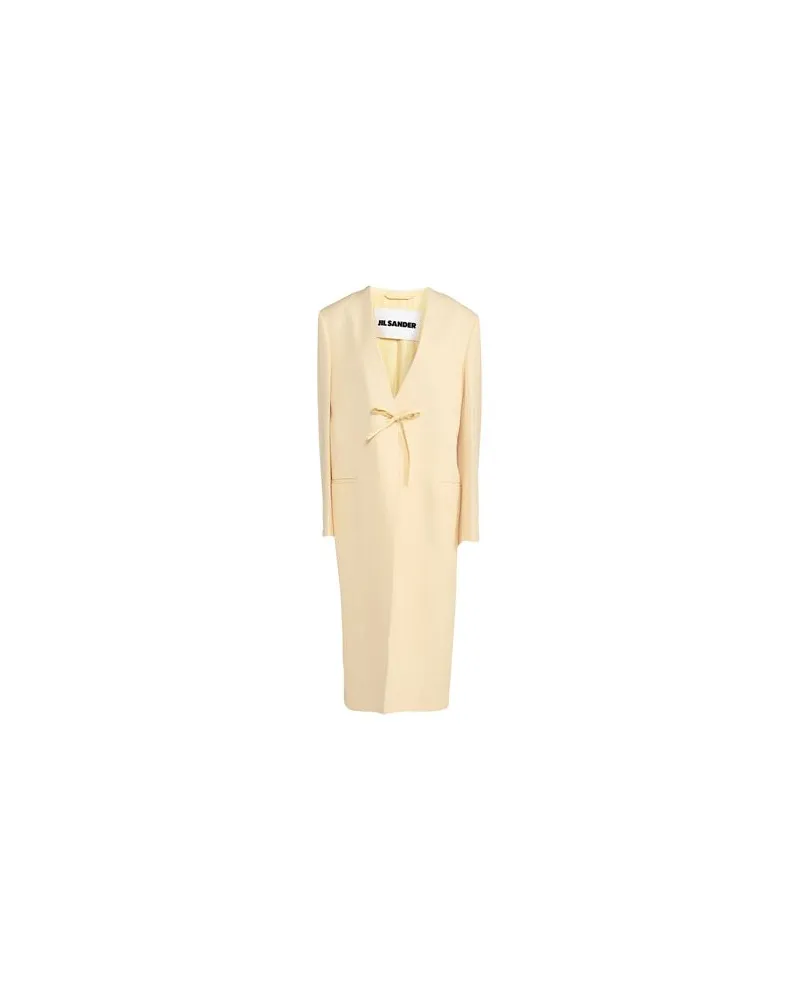 Jil Sander JACKEN & MÄNTEL - Mäntelauf YOOX.COM Pastellgelb