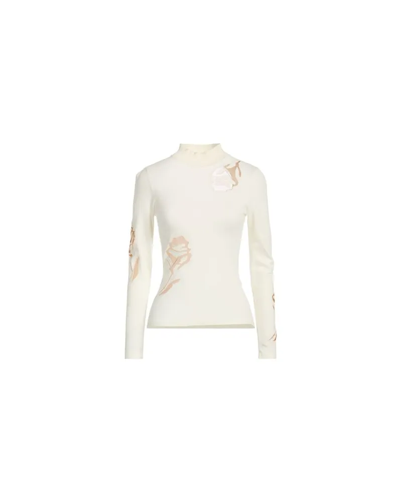Blumarine STRICKWAREN - Rollkragenpulloverauf YOOX.COM Cremeweiß