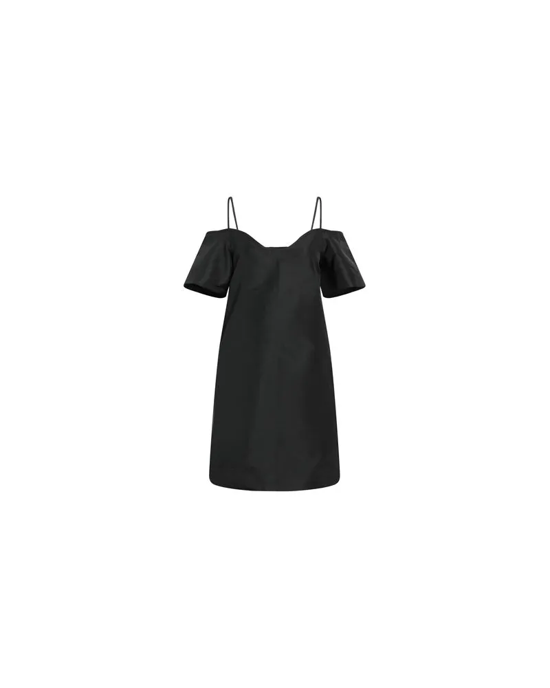 Ganni KLEIDER - Mini-Kleiderauf YOOX.COM Schwarz