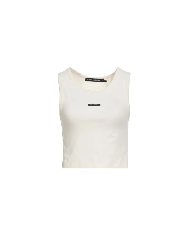 Karl Lagerfeld TOPS - Tank Topsauf YOOX.COM Elfenbein