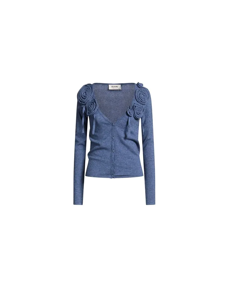 Blumarine STRICKWAREN - Strickjackenauf YOOX.COM Taubenblau