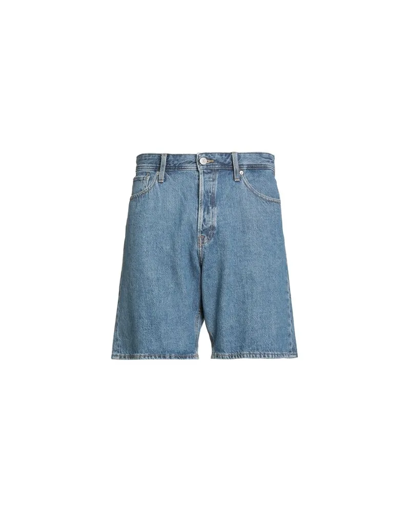 Jack & Jones HOSEN & RÖCKE - Jeansshortsauf YOOX.COM Blau