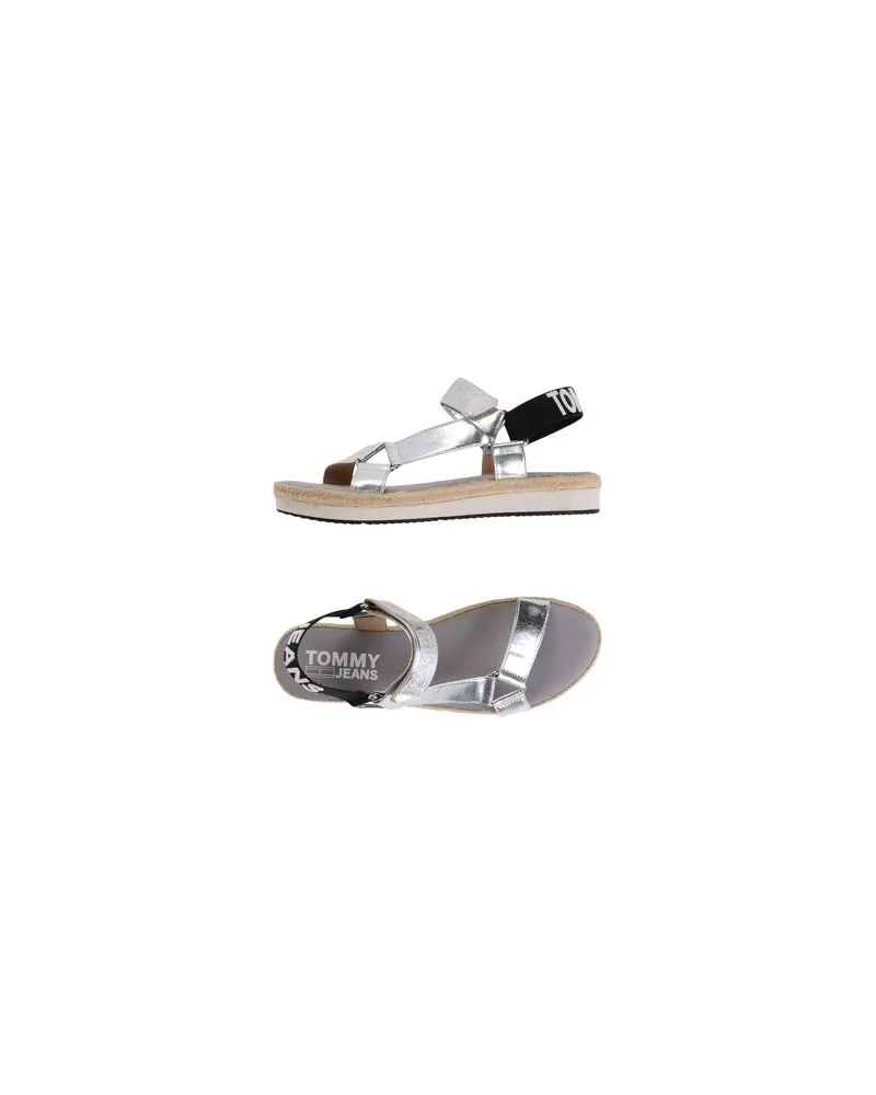 Tommy Hilfiger SCHUHE - Sandalenauf YOOX.COM Silber