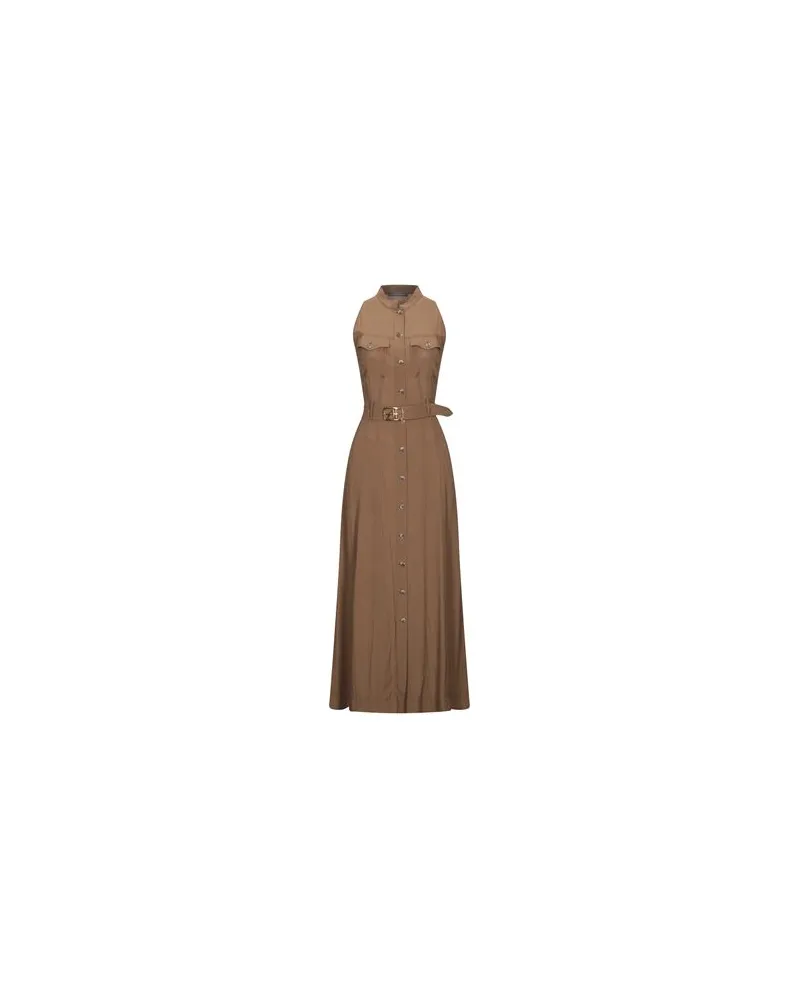 Alberta Ferretti KLEIDER - Maxi-Kleiderauf YOOX.COM Khaki