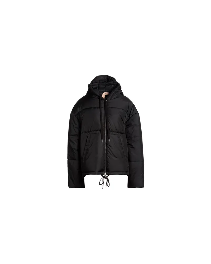 N° 21 JACKEN & MÄNTEL - Pufferjacken & Daunenjackenauf YOOX.COM Schwarz