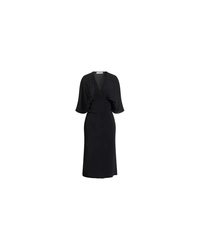 Jucca KLEIDER - Midi-Kleiderauf YOOX.COM Schwarz