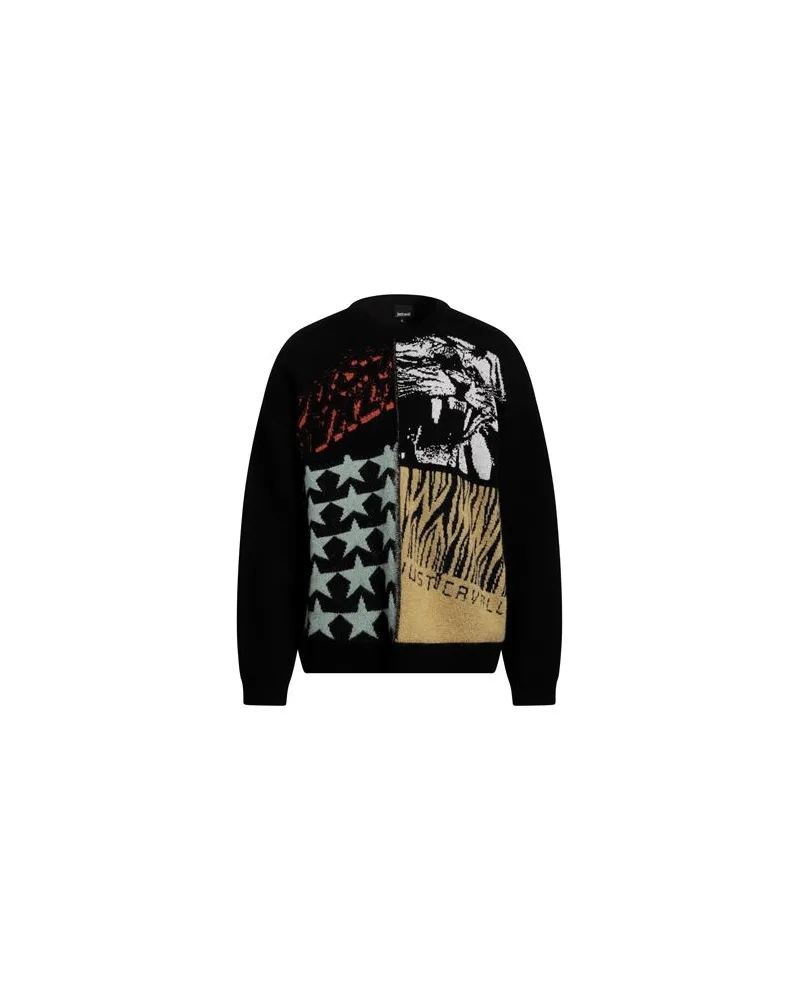 Just Cavalli STRICKWAREN - Pulloverauf YOOX.COM Schwarz