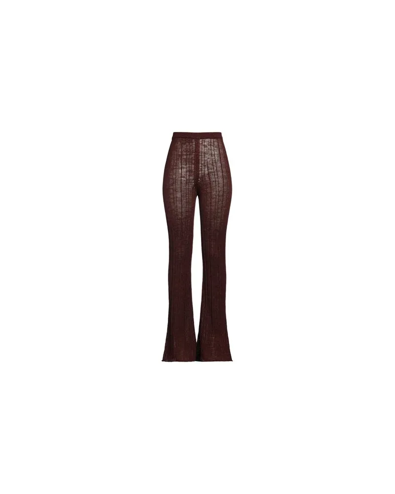 SOLOTRE HOSEN & RÖCKE - Hosenauf YOOX.COM Dunkelbraun