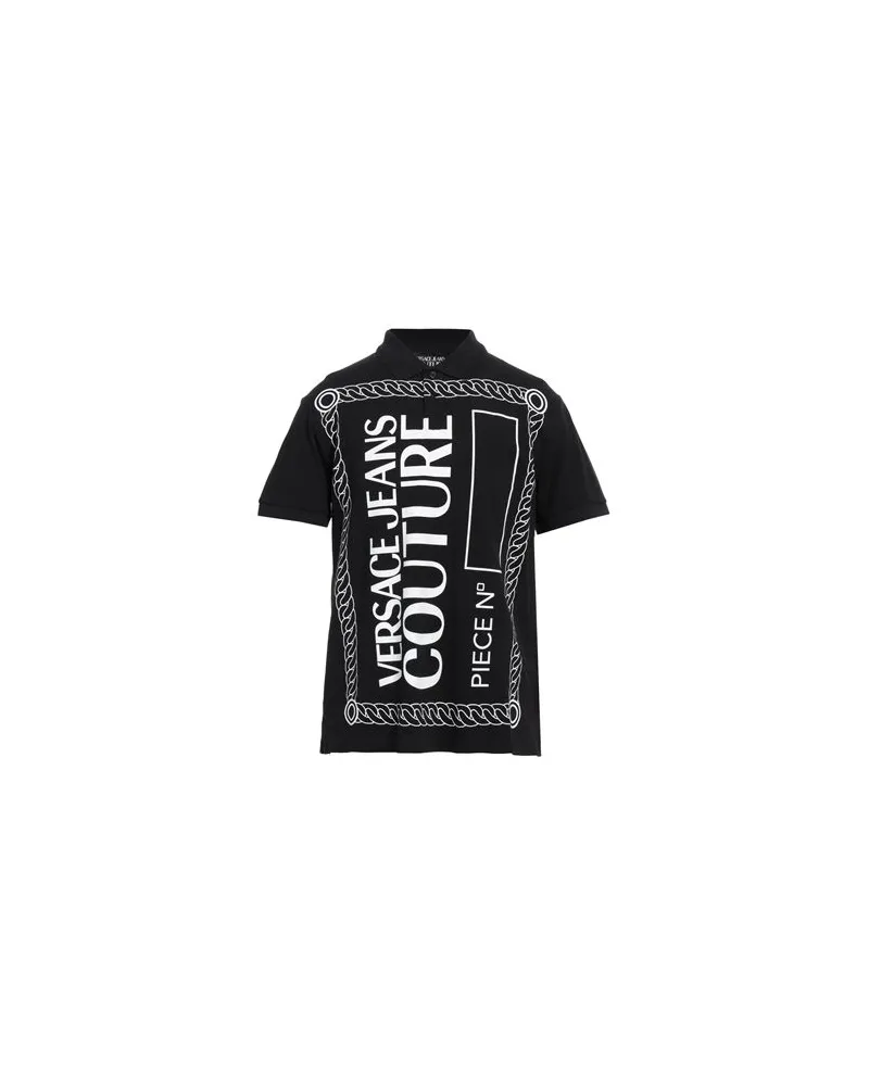 Versace Jeans TOPS - Poloshirtsauf YOOX.COM Schwarz
