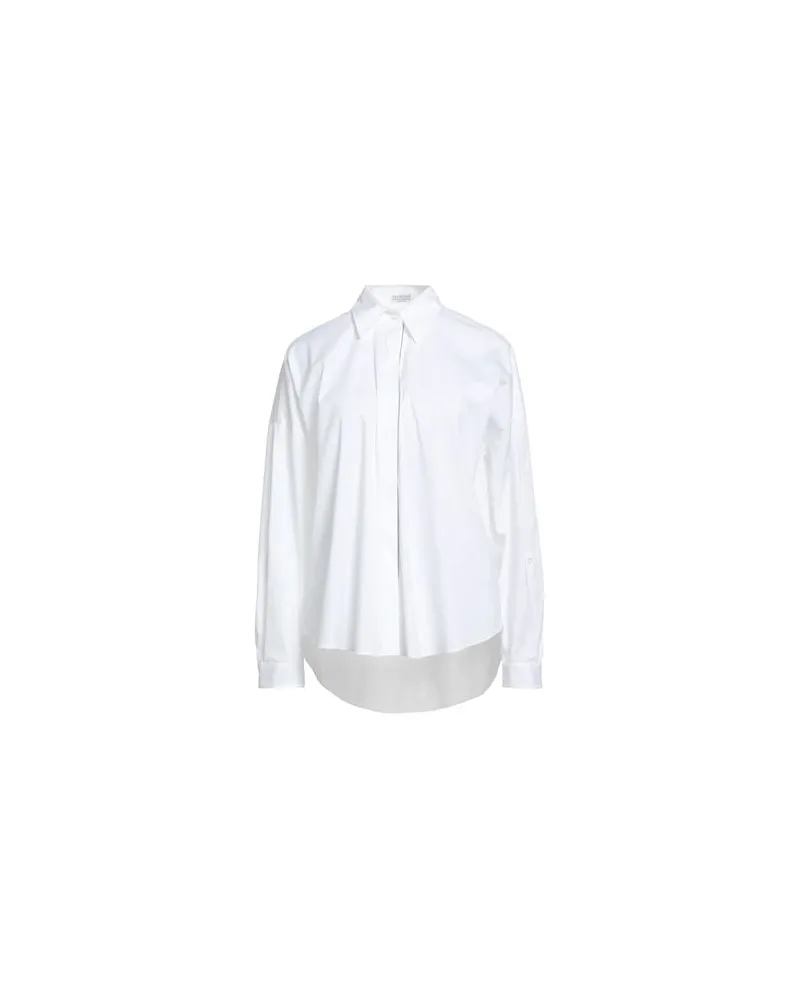 Brunello Cucinelli TOPS - Hemdenauf YOOX.COM Weiß