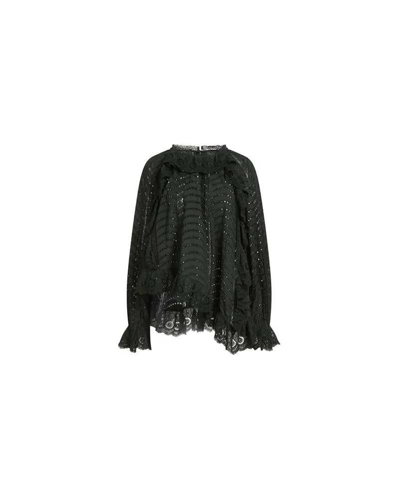 Ulla Johnson TOPS - Topsauf YOOX.COM Dunkelgrün