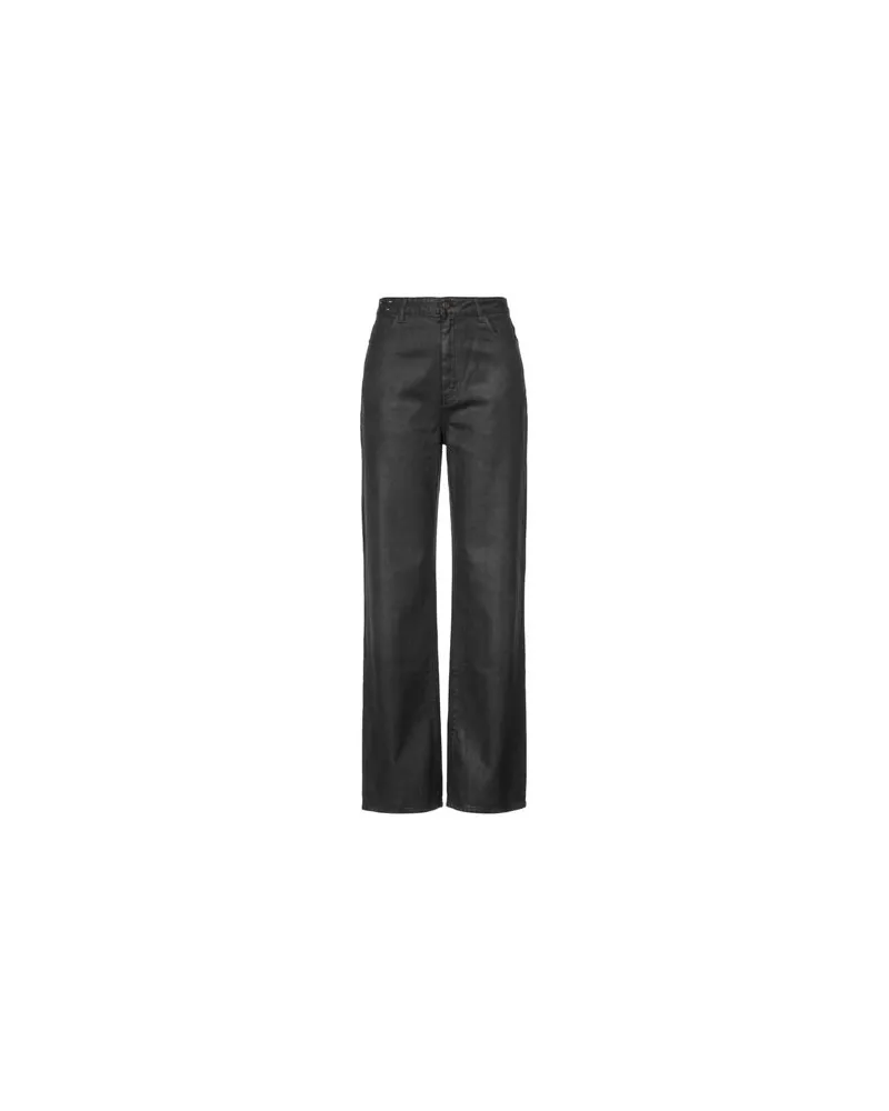 ALYSI HOSEN & RÖCKE - Jeanshosenauf YOOX.COM Schwarz