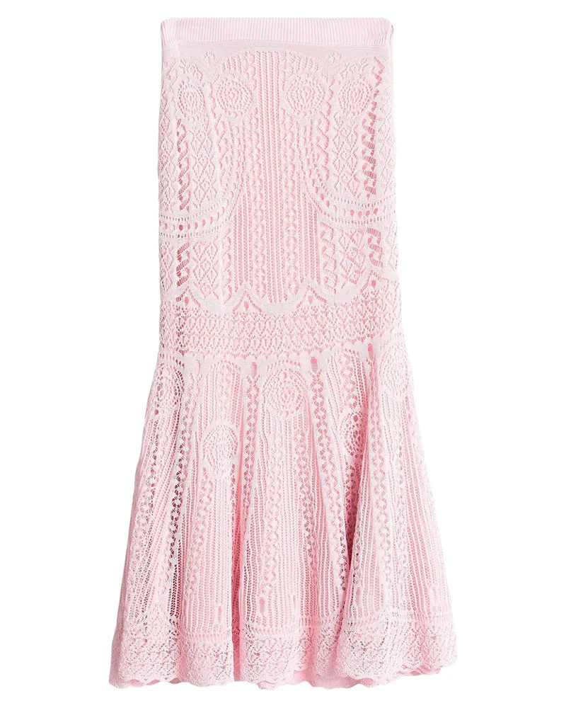 Alexander McQueen Maxi-Rock Rosa