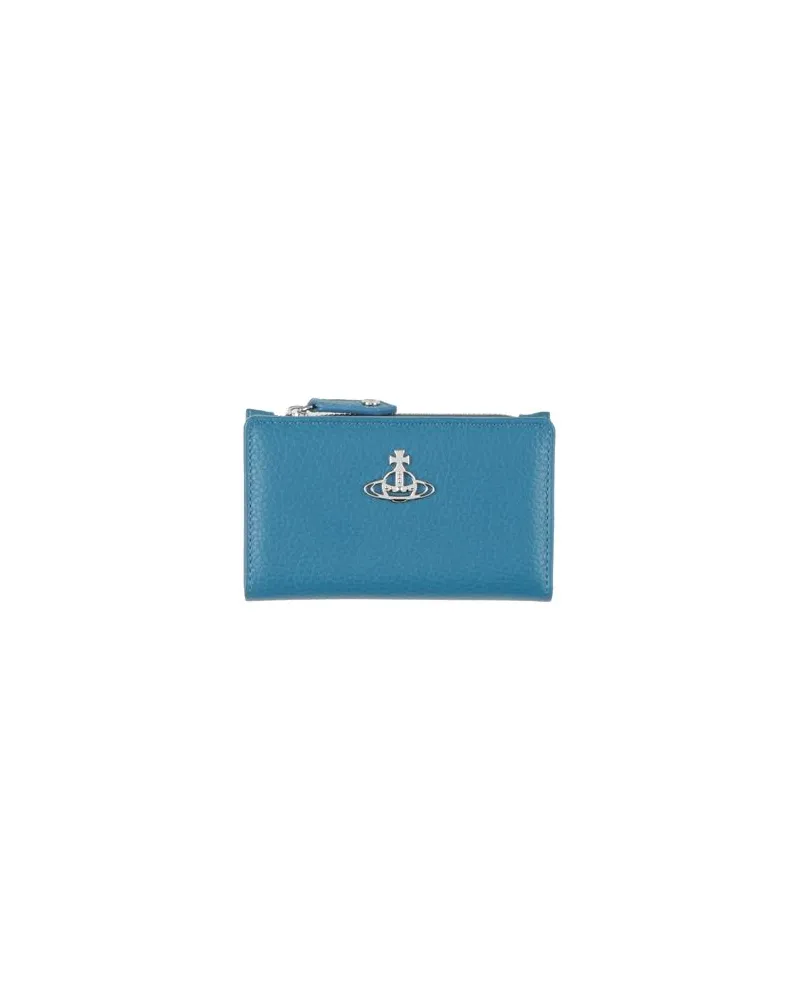 Vivienne Westwood Kleinlederwaren - Brieftaschenauf YOOX.COM Azurblau