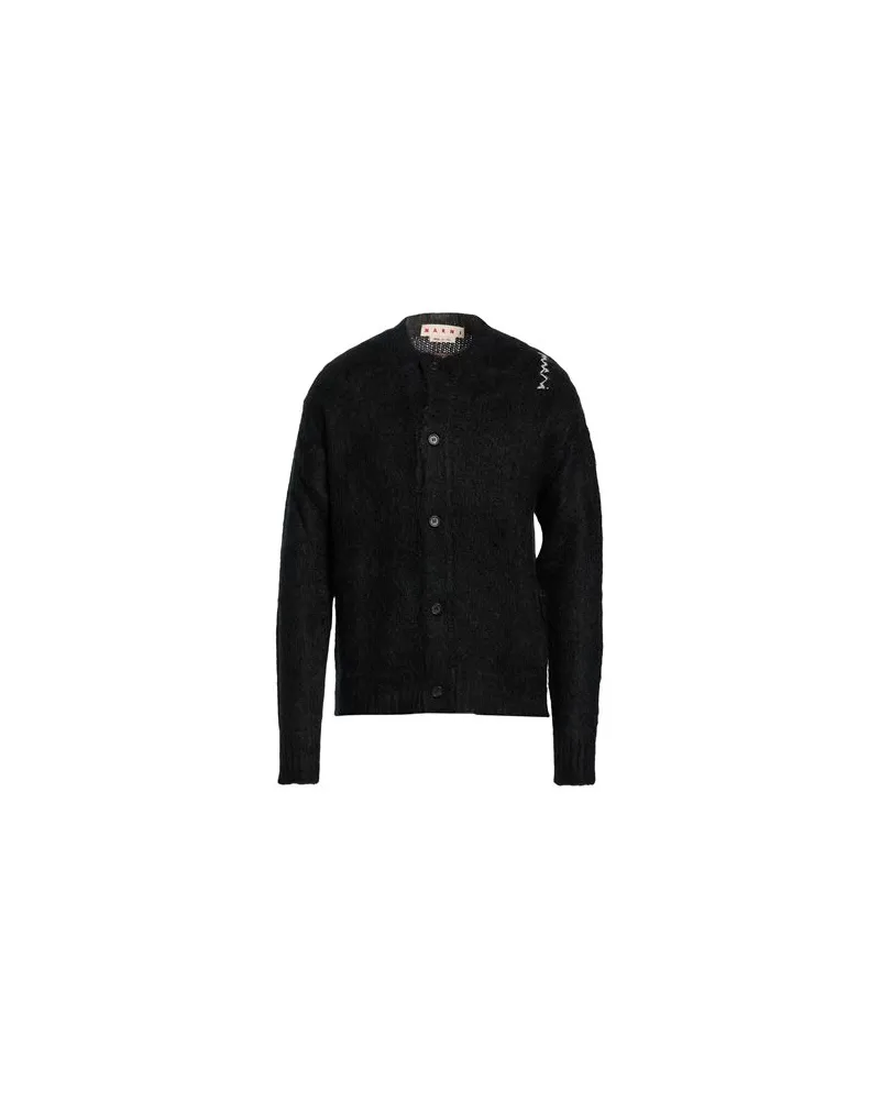 Marni STRICKWAREN - Strickjackenauf YOOX.COM Schwarz