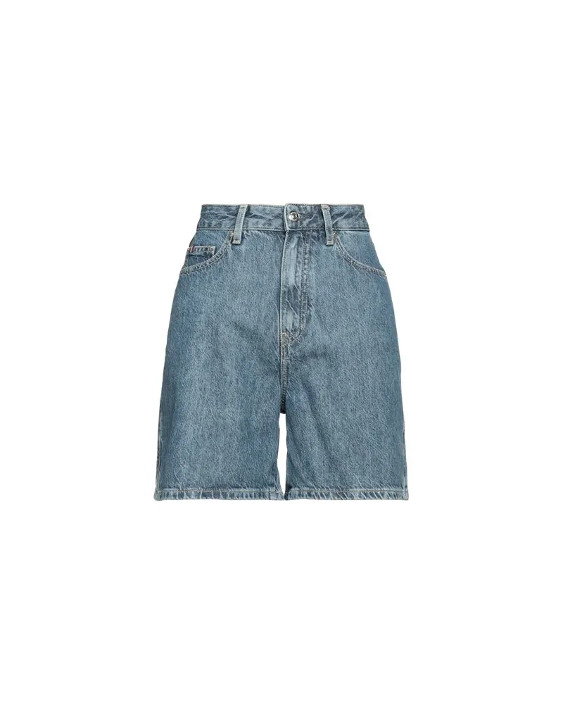 Tommy Hilfiger HOSEN & RÖCKE - Jeansshortsauf YOOX.COM Blau