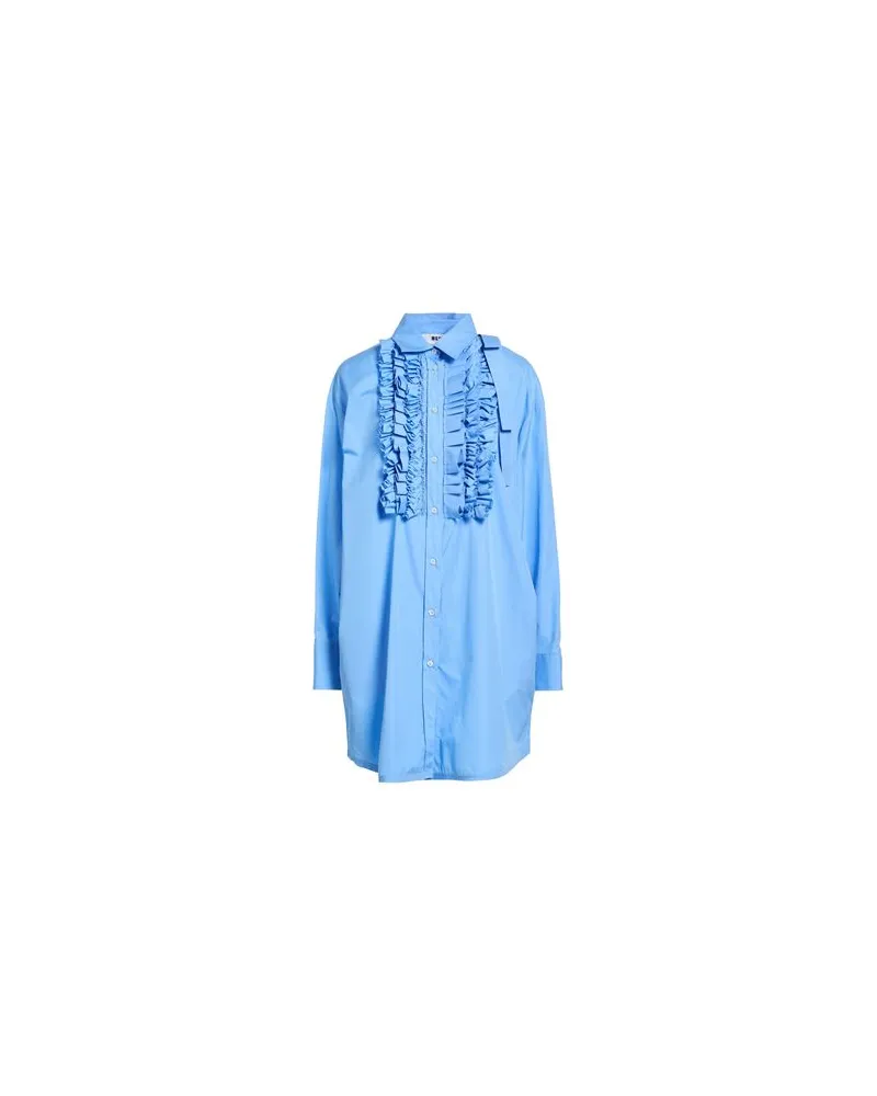 MSGM TOPS - Hemdenauf YOOX.COM Hellblau