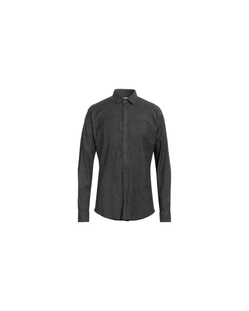Daniele Alessandrini TOPS - Jeanshemdenauf YOOX.COM Schwarz