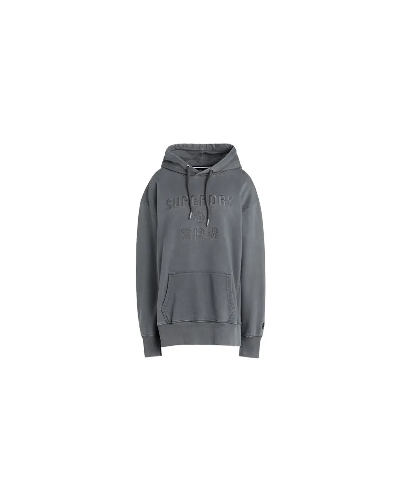 Superdry. TOPS - Sweatshirtsauf YOOX.COM Grau