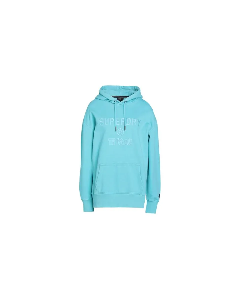Superdry. TOPS - Sweatshirtsauf YOOX.COM Azurblau