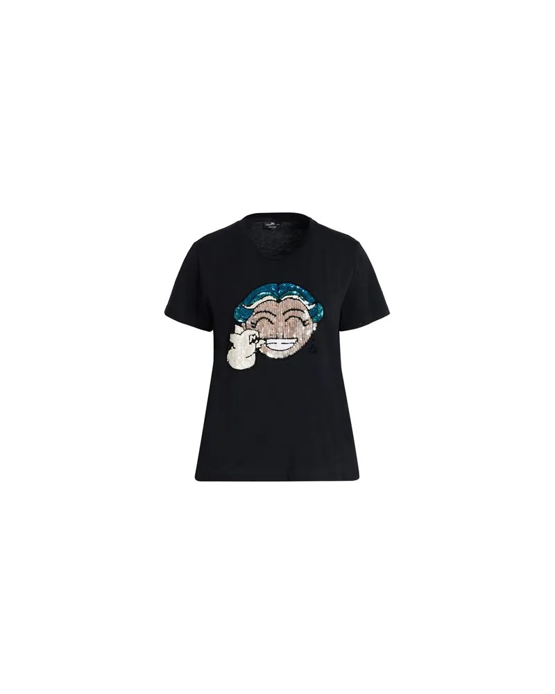 Elisabetta Franchi TOPS - T-shirtsauf YOOX.COM Schwarz