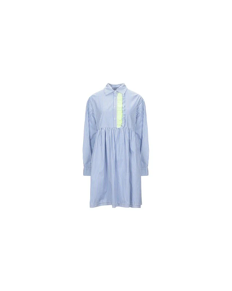 Aglini KLEIDER - Mini-Kleiderauf YOOX.COM Himmelblau