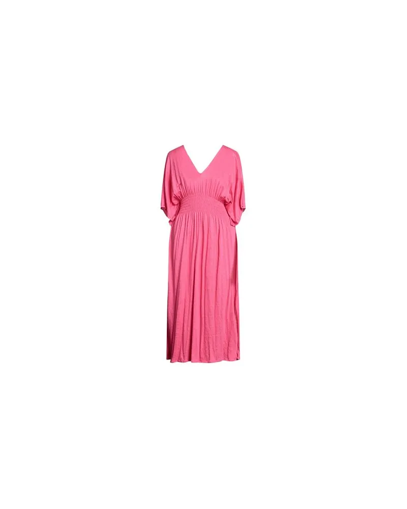 Majestic KLEIDER - Maxi-Kleiderauf YOOX.COM Fuchsia