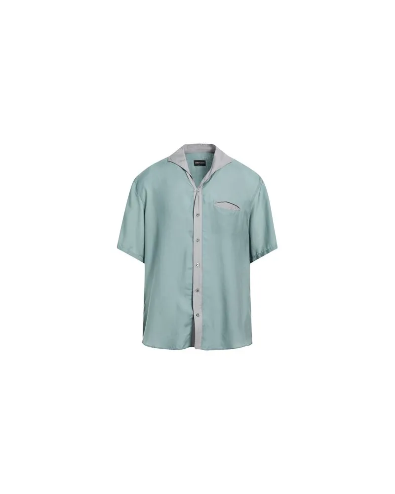 Giorgio Armani TOPS - Hemdenauf YOOX.COM Salbeigrün