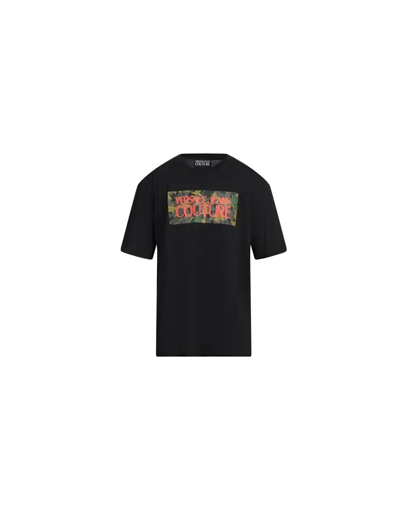 Versace Jeans TOPS - T-shirtsauf YOOX.COM Schwarz