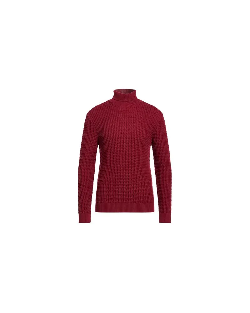 Eleventy STRICKWAREN - Rollkragenpulloverauf YOOX.COM Bordeaux