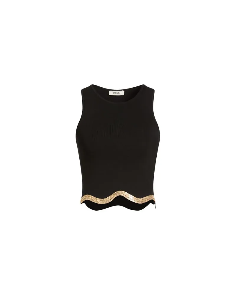 Sandro TOPS - Topsauf YOOX.COM Schwarz
