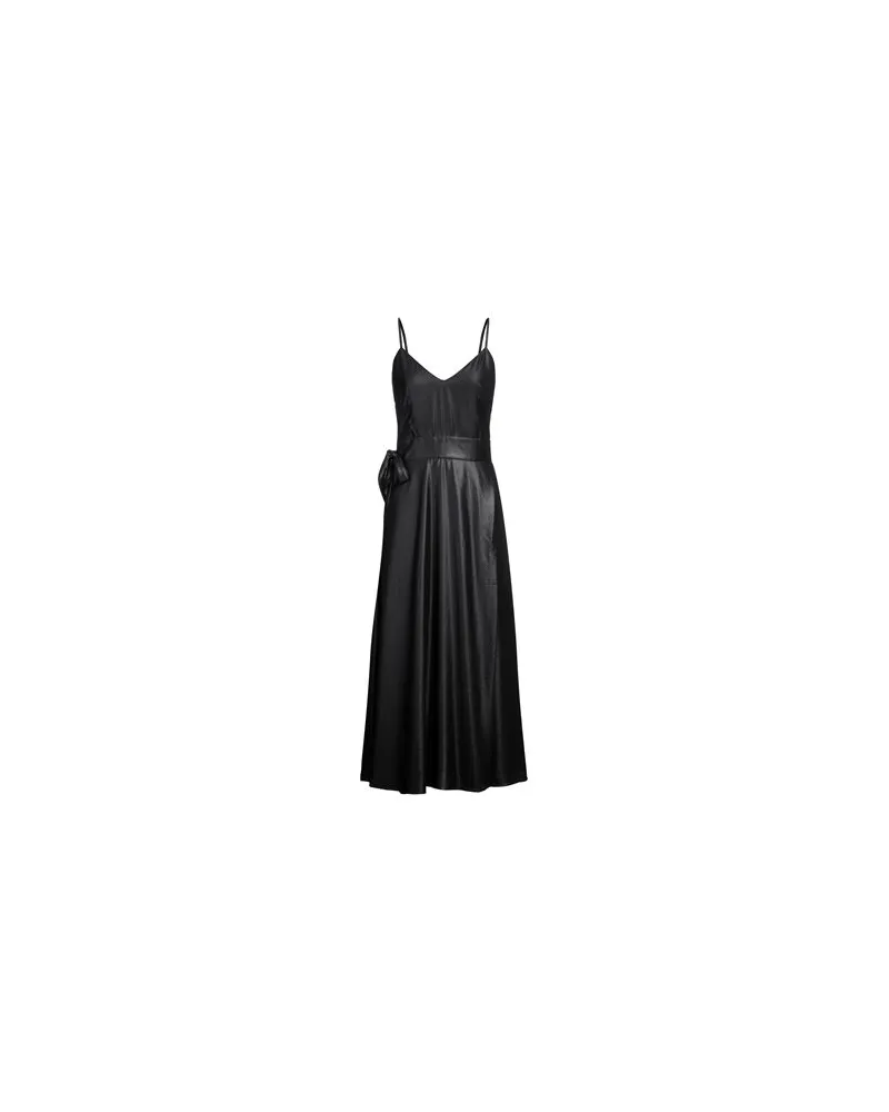 MARC ELLIS KLEIDER - Maxi-Kleiderauf YOOX.COM Schwarz