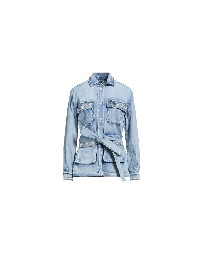 No Secrets JACKEN & MÄNTEL - Jeansjacken/Mäntelauf YOOX.COM Blau