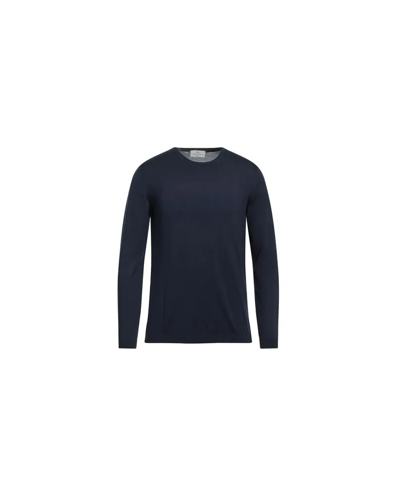 Roberto Collina SEA ISLAND - STRICKWAREN - Pulloverauf YOOX.COM Marineblau