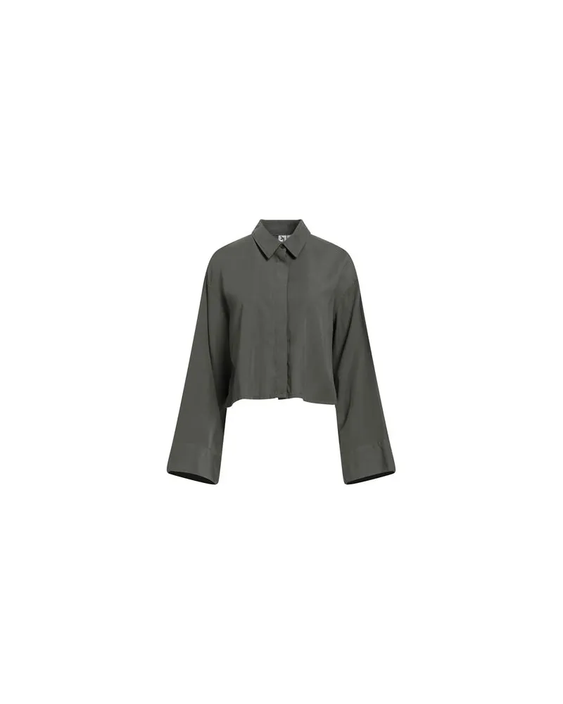 only BLUE DENIM - TOPS - Hemdenauf YOOX.COM Militärgrün